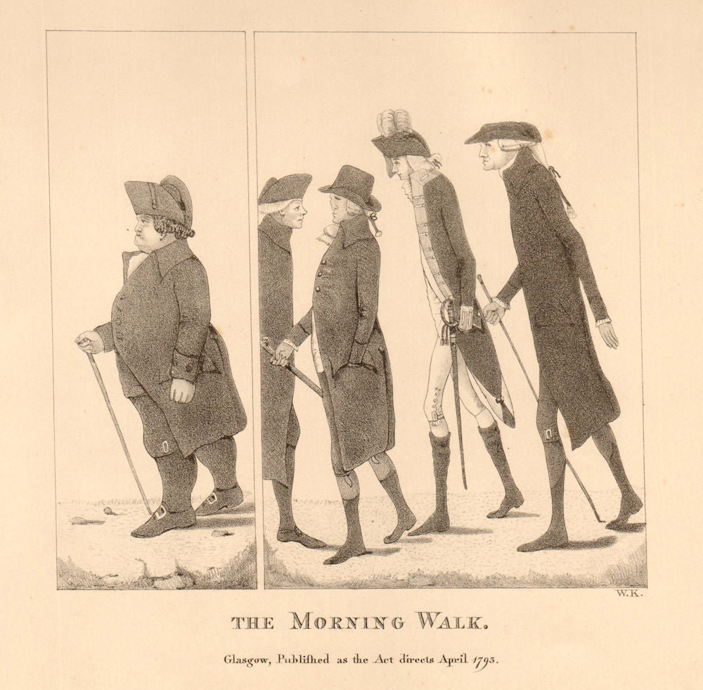 The morning walk, Glasgow, published as the Act directs April 1793 1848 print